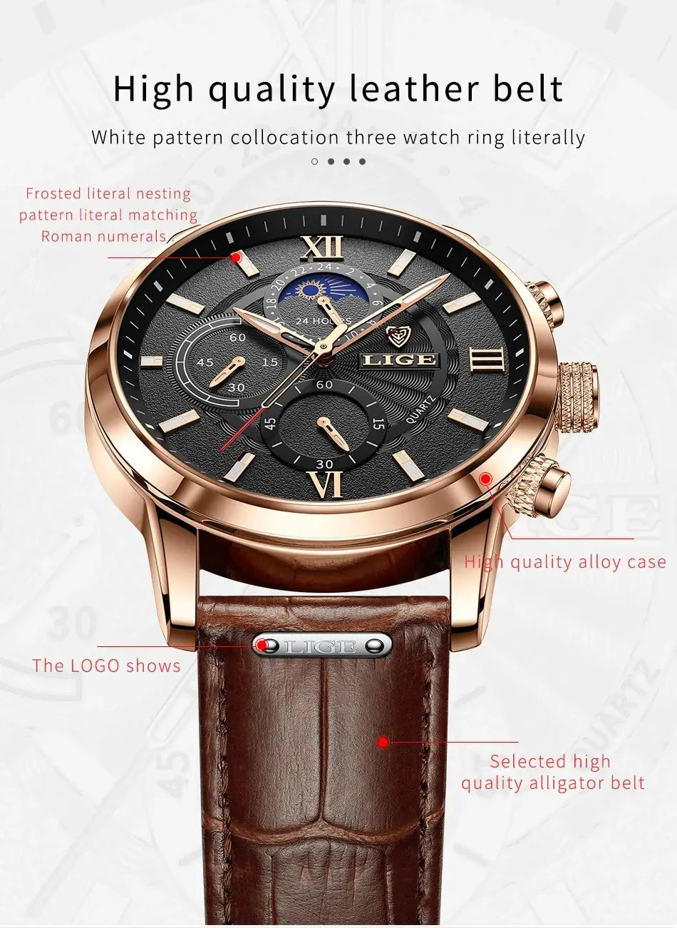 New Mens Watches Top Brand Luxury