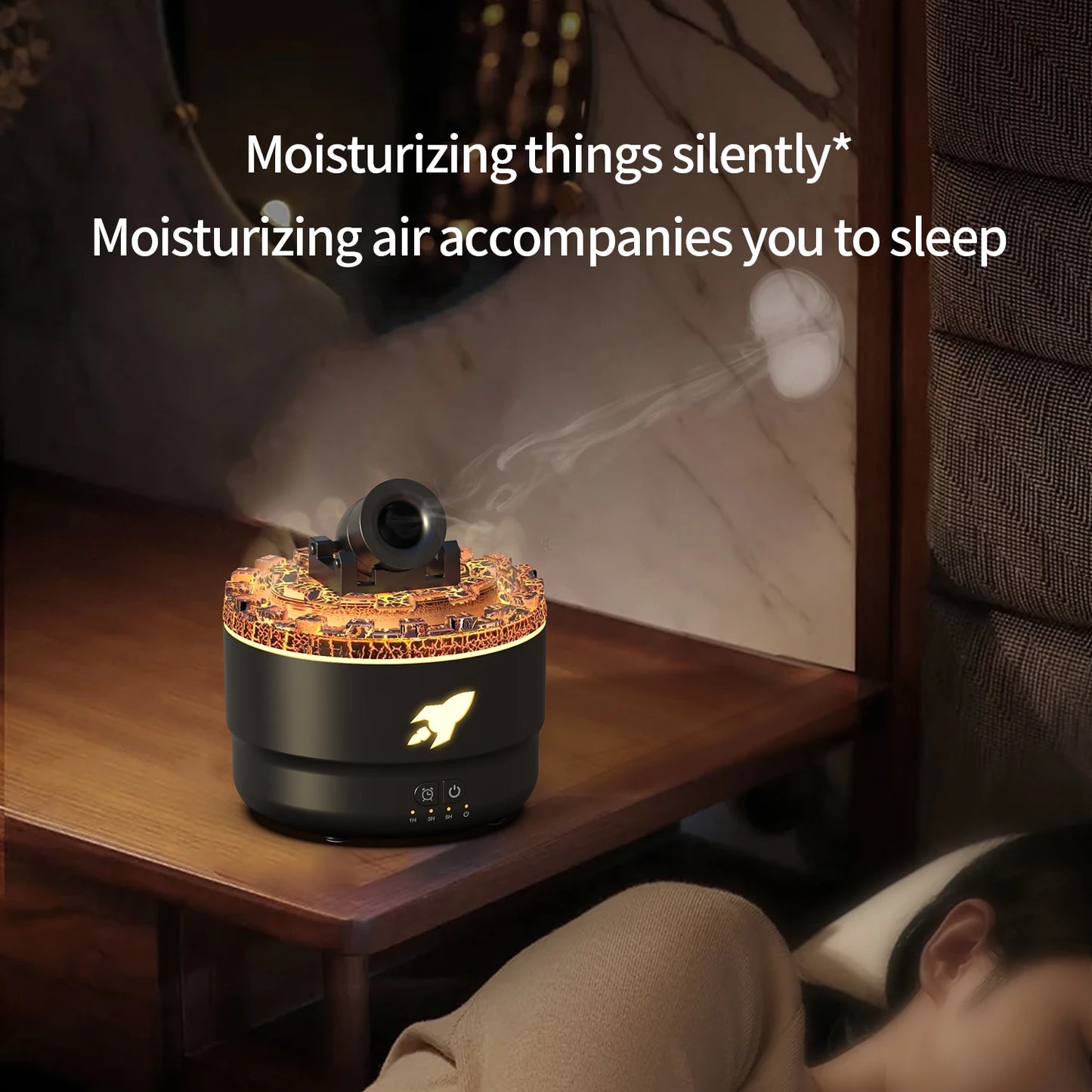 Volcanic Cannons Air Humidifier Aromatherapies Diffusers