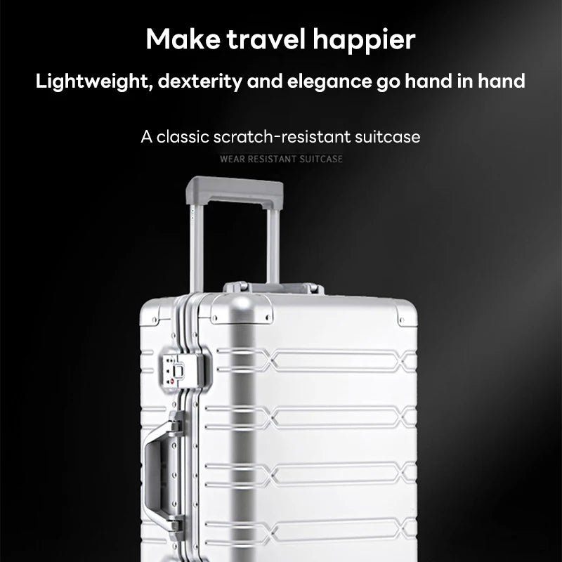 All-aluminum suitcase