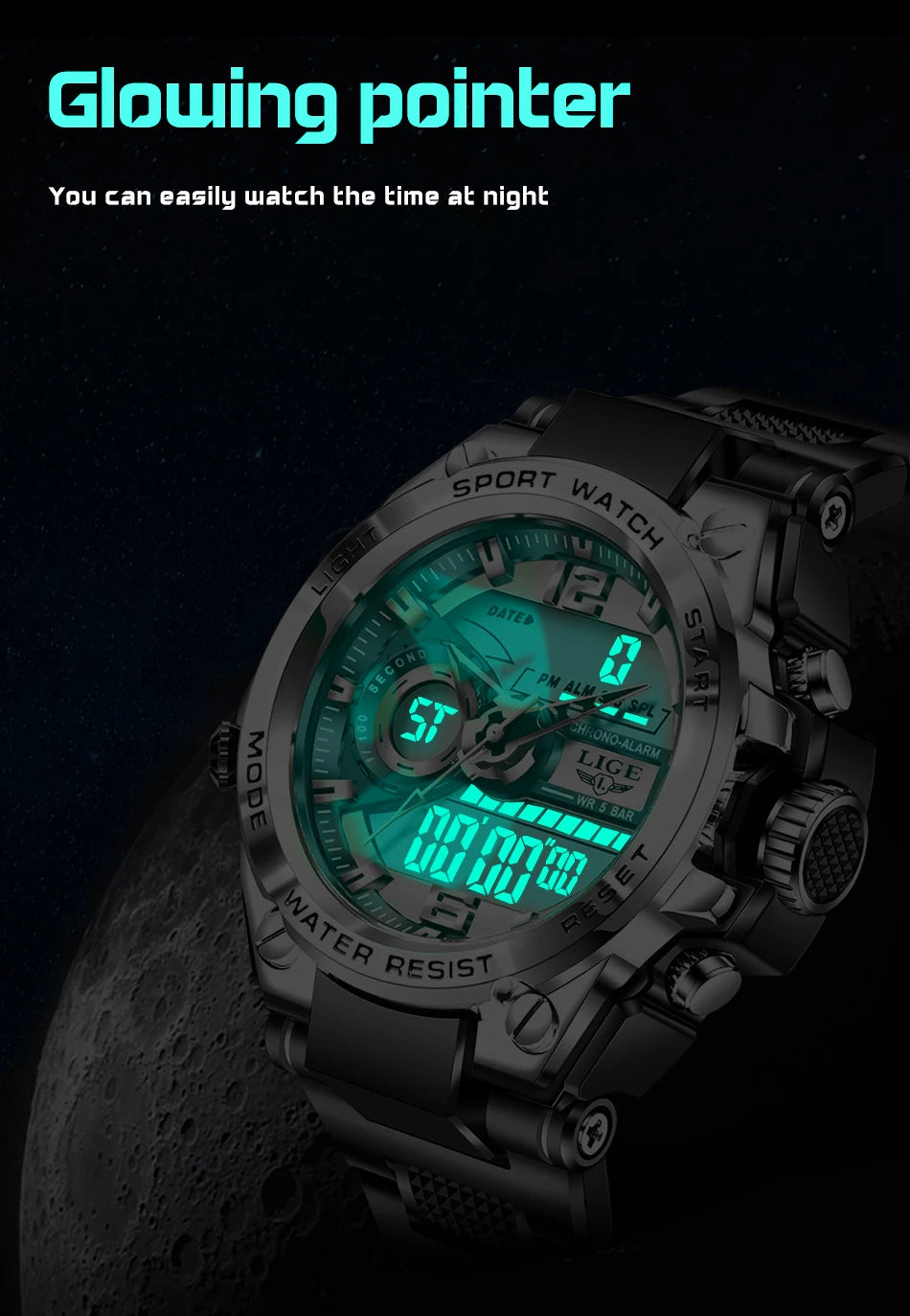 Men Military Watch Digital