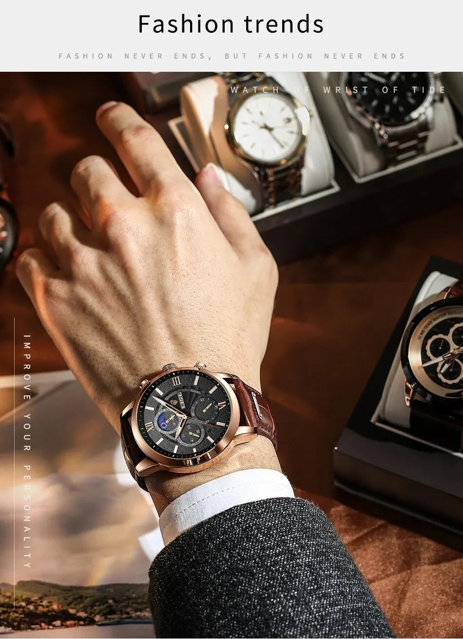 New Mens Watches Top Brand Luxury