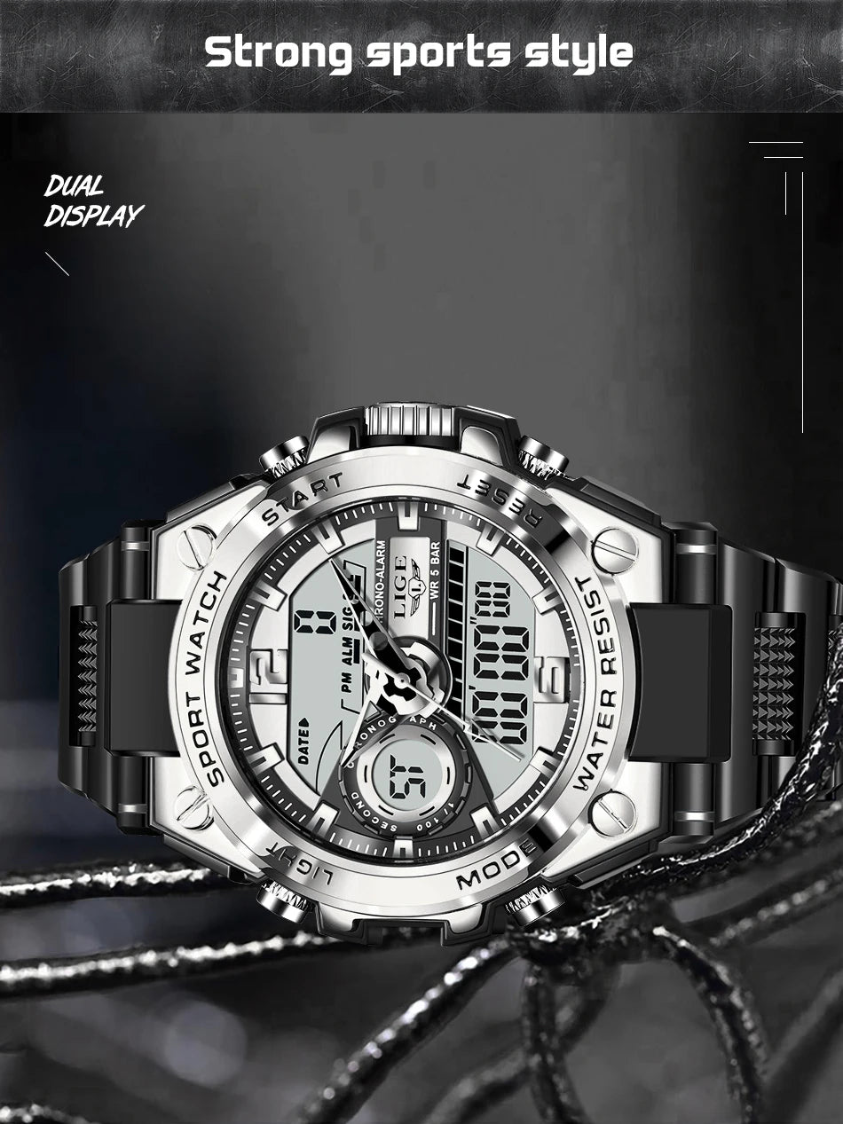 Men Military Watch Digital