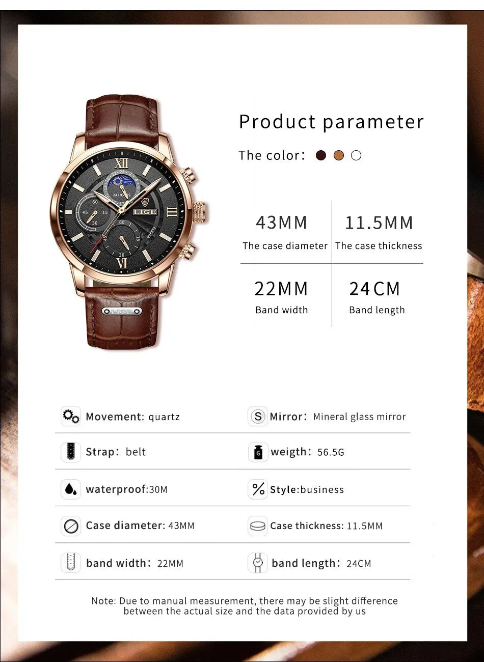 New Mens Watches Top Brand Luxury