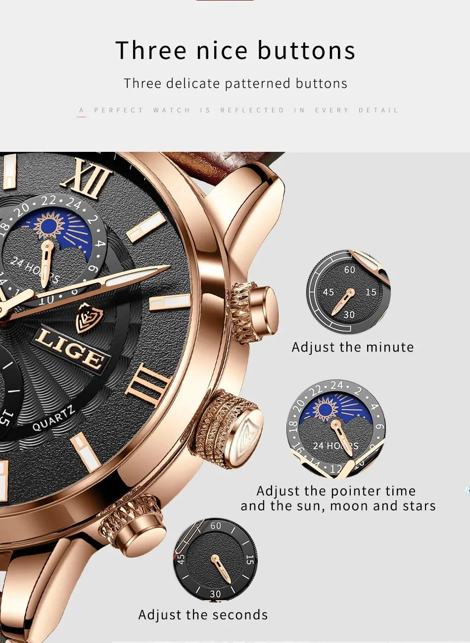 New Mens Watches Top Brand Luxury